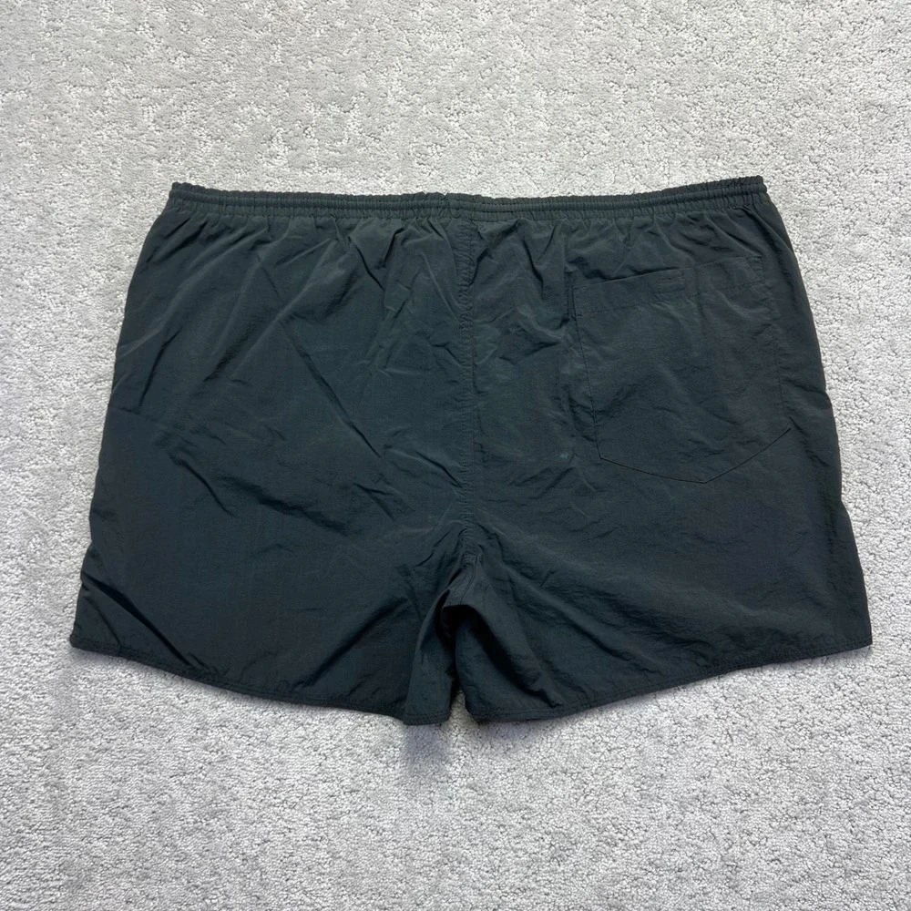 VINTAGE‎ 80s Nike Shorts Mens Large Black Nylon Brief Lined Board Swim Swoosh